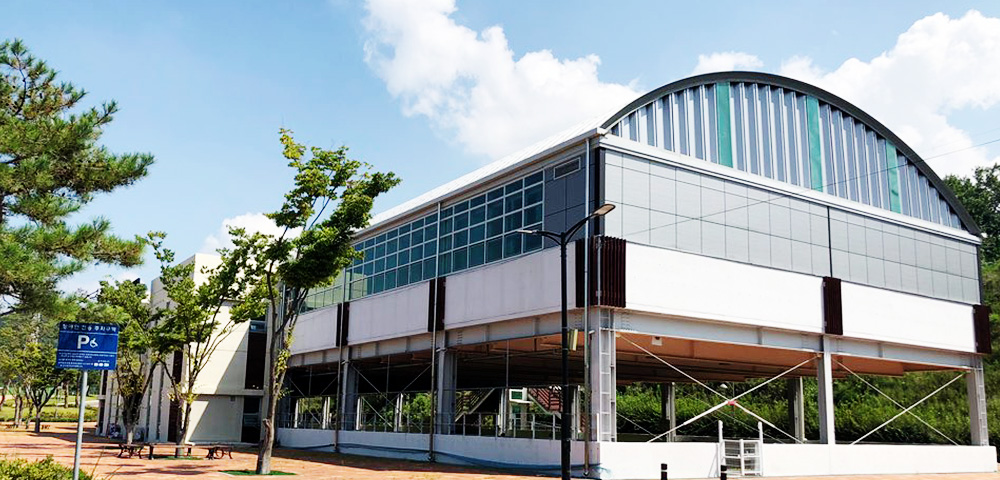 다목적 체육관 전경