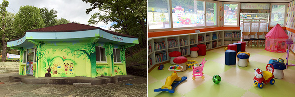 숲속의 작은쉼터의 외부와 내부 사진